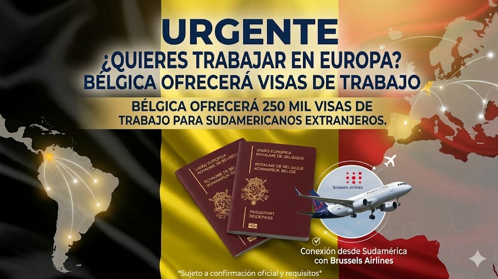 📰 Visa de Trabajo en Bélgica: Oportunidades Laborales para Extranjeros en 2026