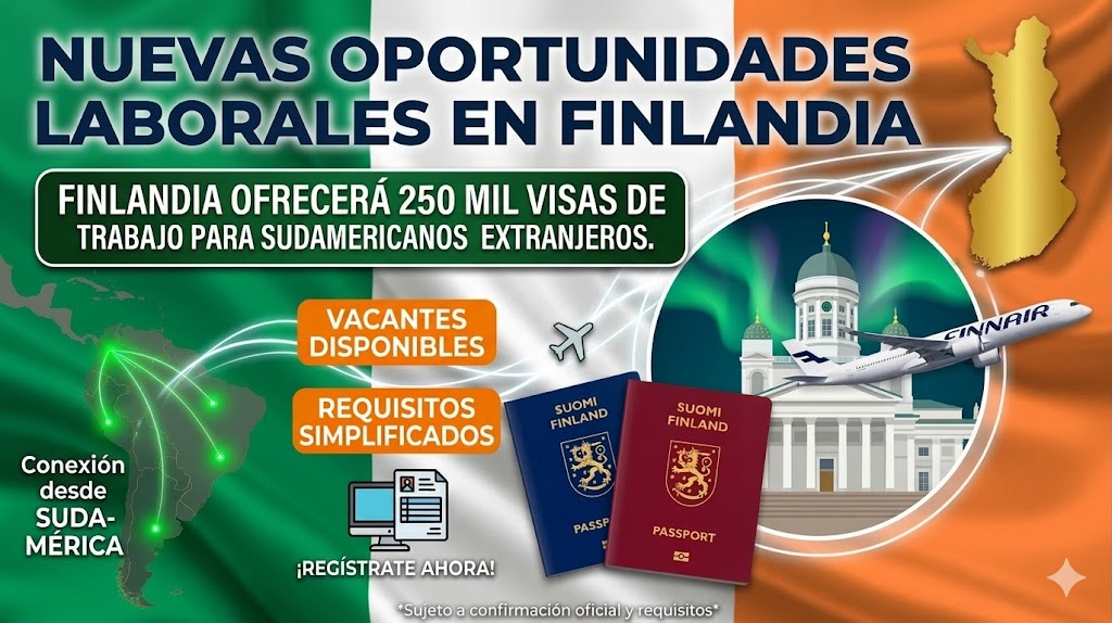 📰 Visa para Trabajar en Finlandia: Oportunidades y Requisitos para Extranjeros en 2026