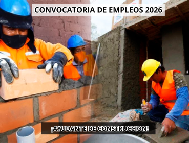🏗 Oferta de Empleo: Ayudante de Construcción