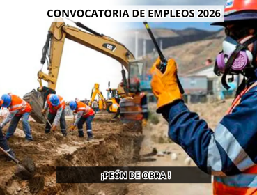 🏗 Oferta de Empleo: Peón de Obra